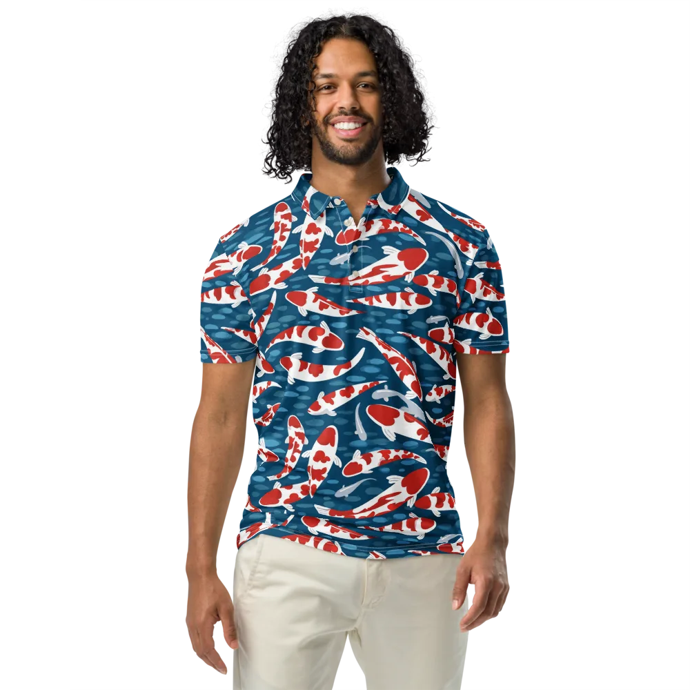 Redcap Drift on Men's Slim Fit Polo Shirt — Front