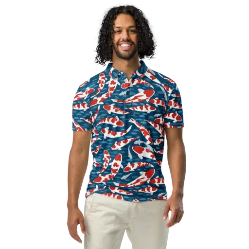 Redcap Drift on a Men's Slim Fit Polo Shirt
