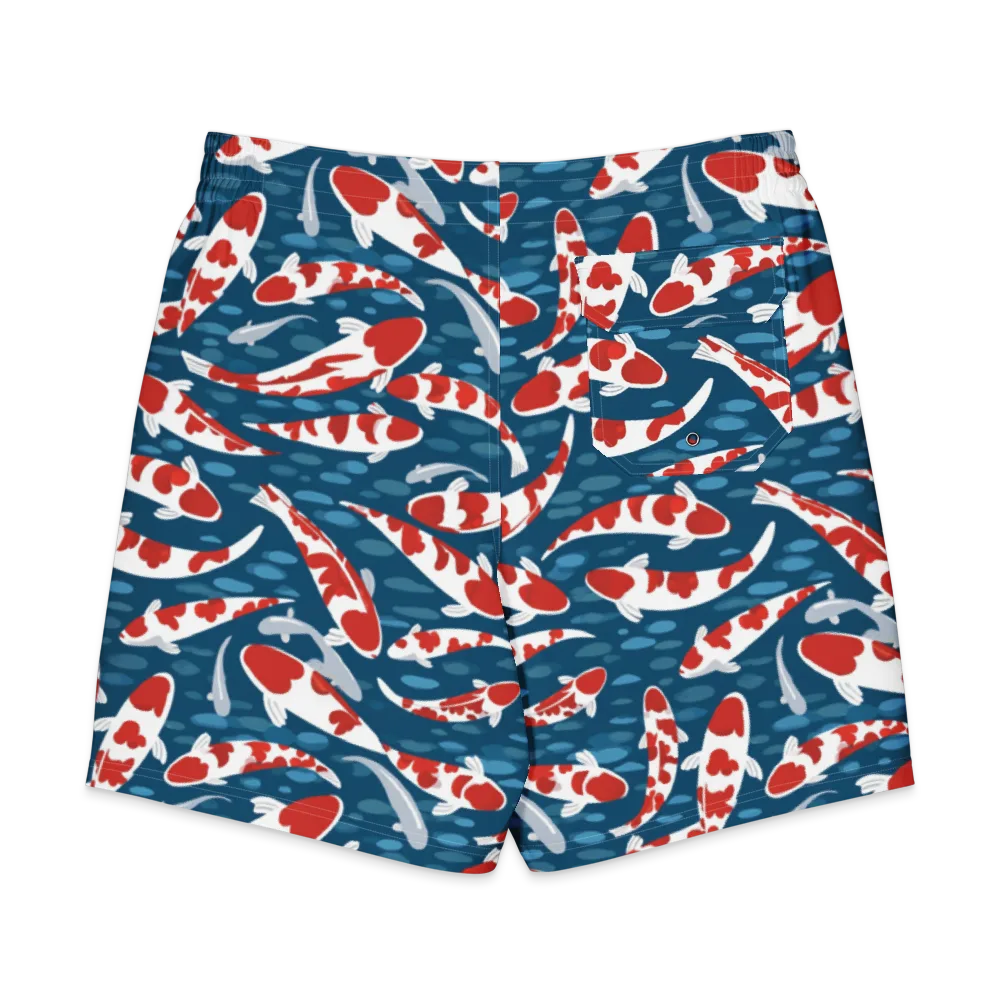 Redcap Drift on Men's Board Shorts — Back