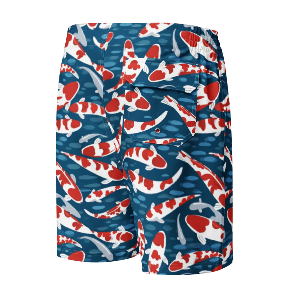 Redcap Drift on Men's Board Shorts — Back