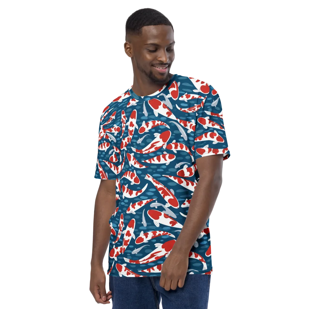 Redcap Drift on Men's Crew Neck T-Shirt — Left