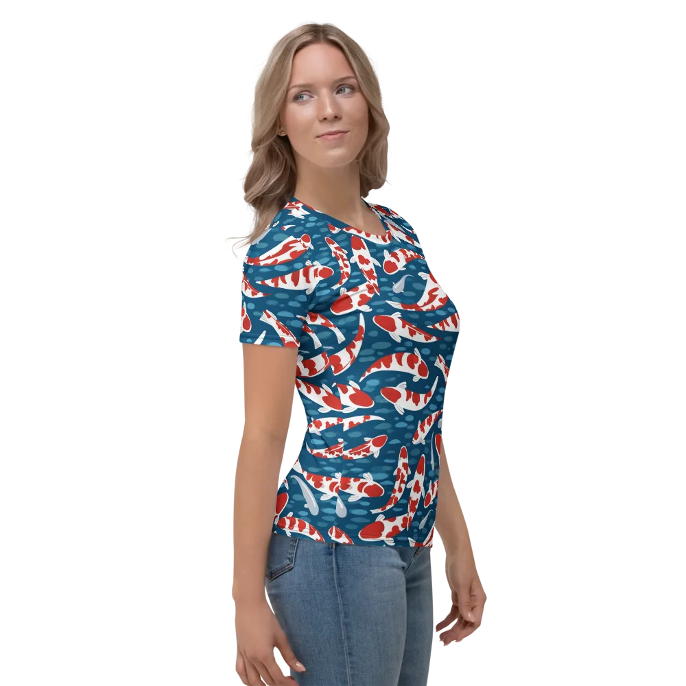 Redcap Drift on Women's Crew Neck T-Shirt — Right