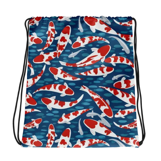 Redcap Drift on a Drawstring Bag