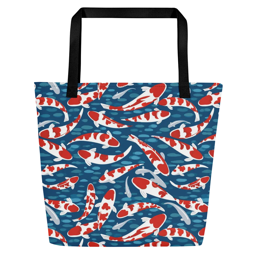 Redcap Drift on Large Tote Bag W/ Pocket — Front