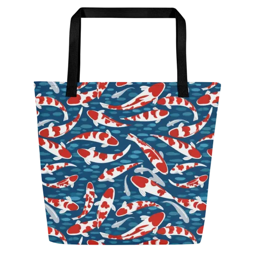 Redcap Drift on a Large Tote Bag W/ Pocket