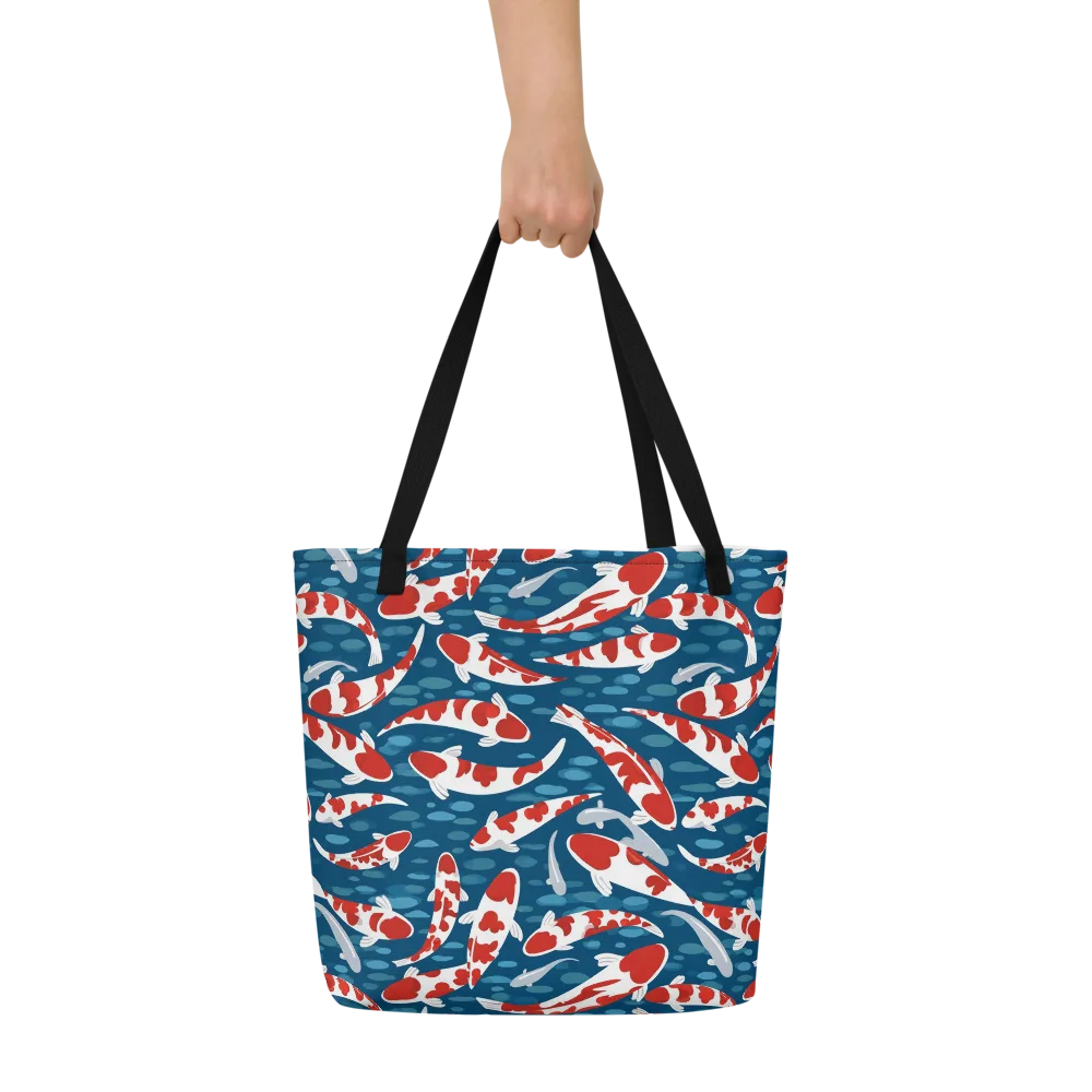 Redcap Drift on Large Tote Bag W/ Pocket — Front