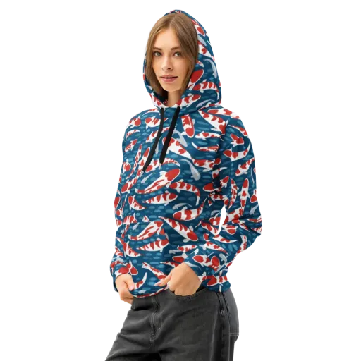 Redcap Drift on a Cotton Hoodie