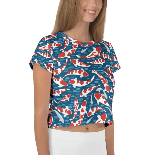 Redcap Drift on a Crop Tee