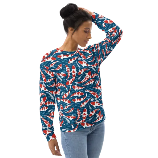 Redcap Drift on a Sweatshirt