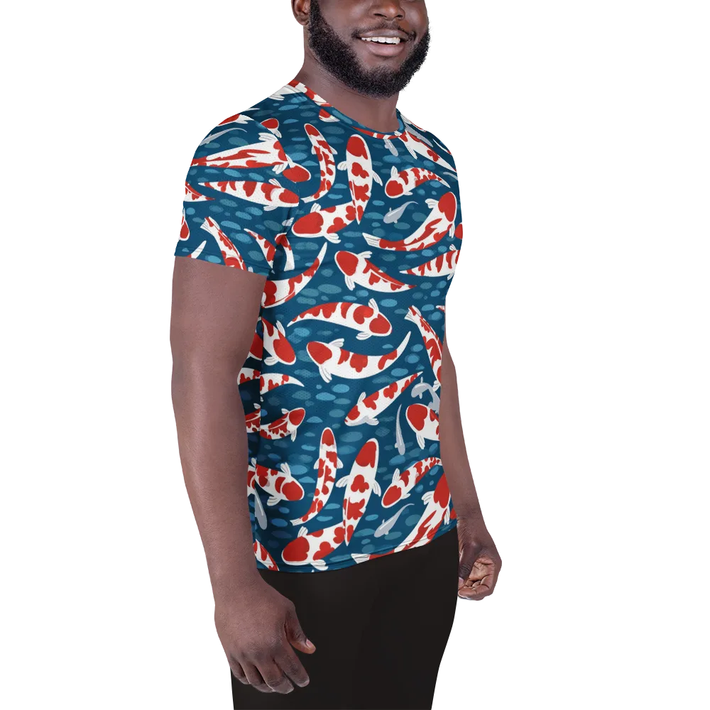 Redcap Drift on Men's Athletic T-Shirt — Right
