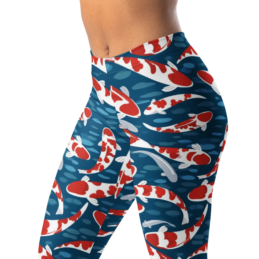 Redcap Drift on Leggings — Left Front