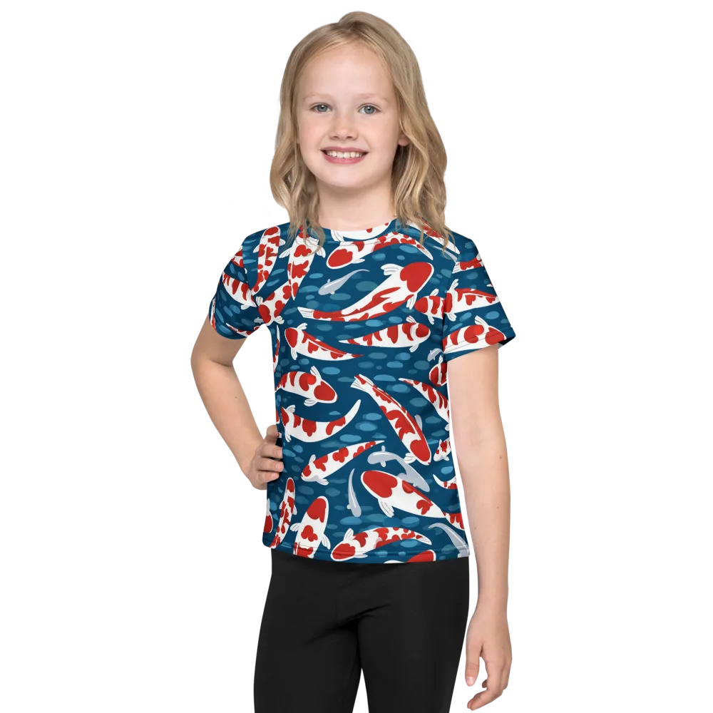Redcap Drift on Kids Crew Neck T-Shirt — Front
