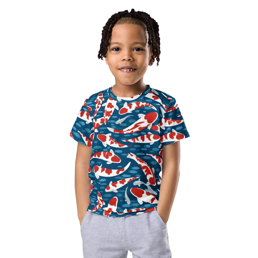 Redcap Drift on Kids Crew Neck T-Shirt — Front