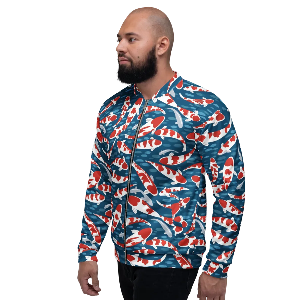 Redcap Drift on Bomber Jacket — Left