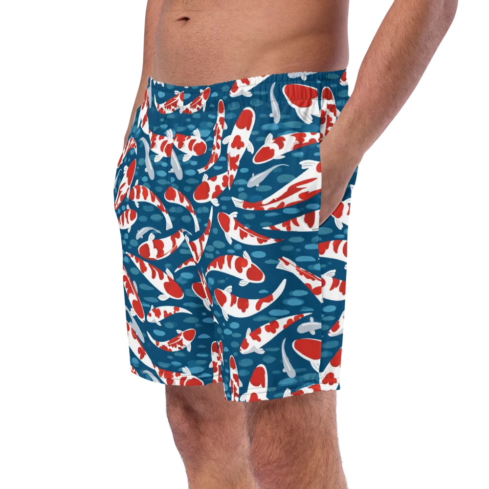 Redcap Drift on Swim Trunks — Left Front