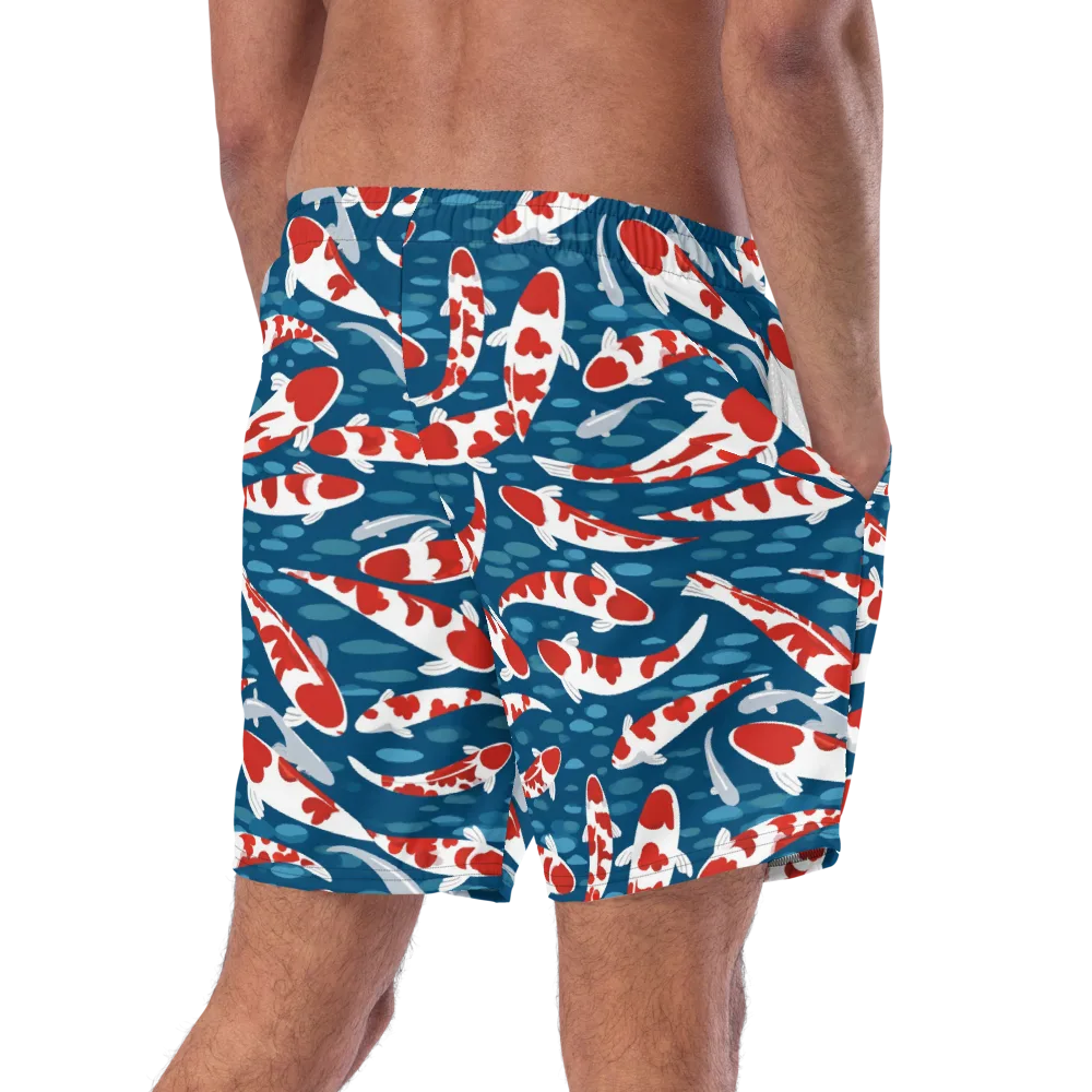 Redcap Drift on Swim Trunks — Right Back