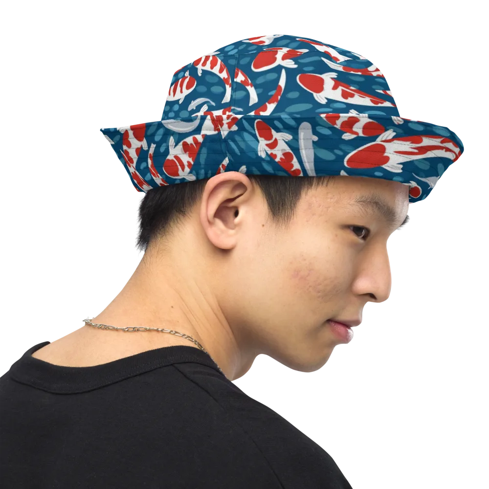 Redcap Drift on Reversible Bucket Hat — Right Outside