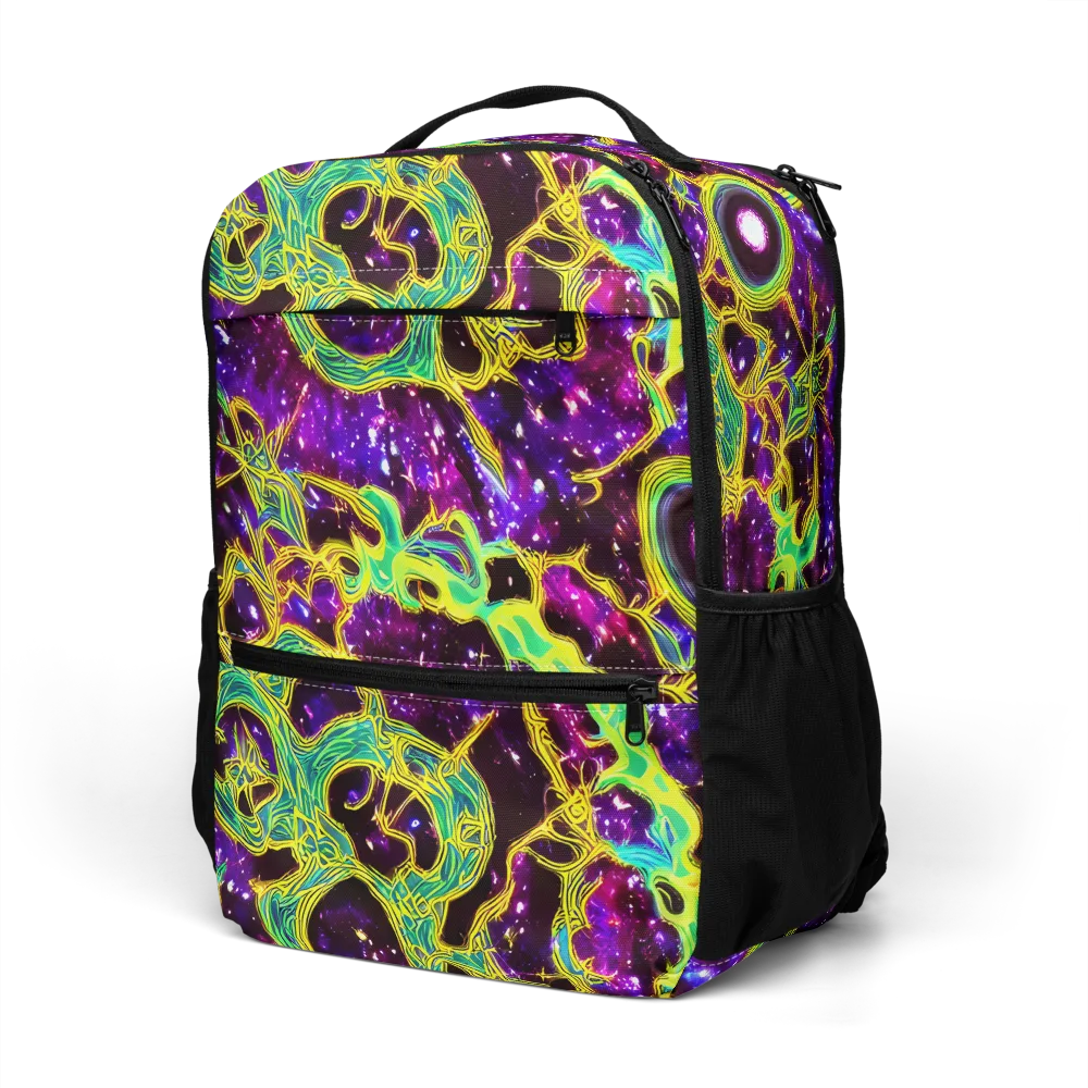Galactic Web on Utility Backpack — Left Front