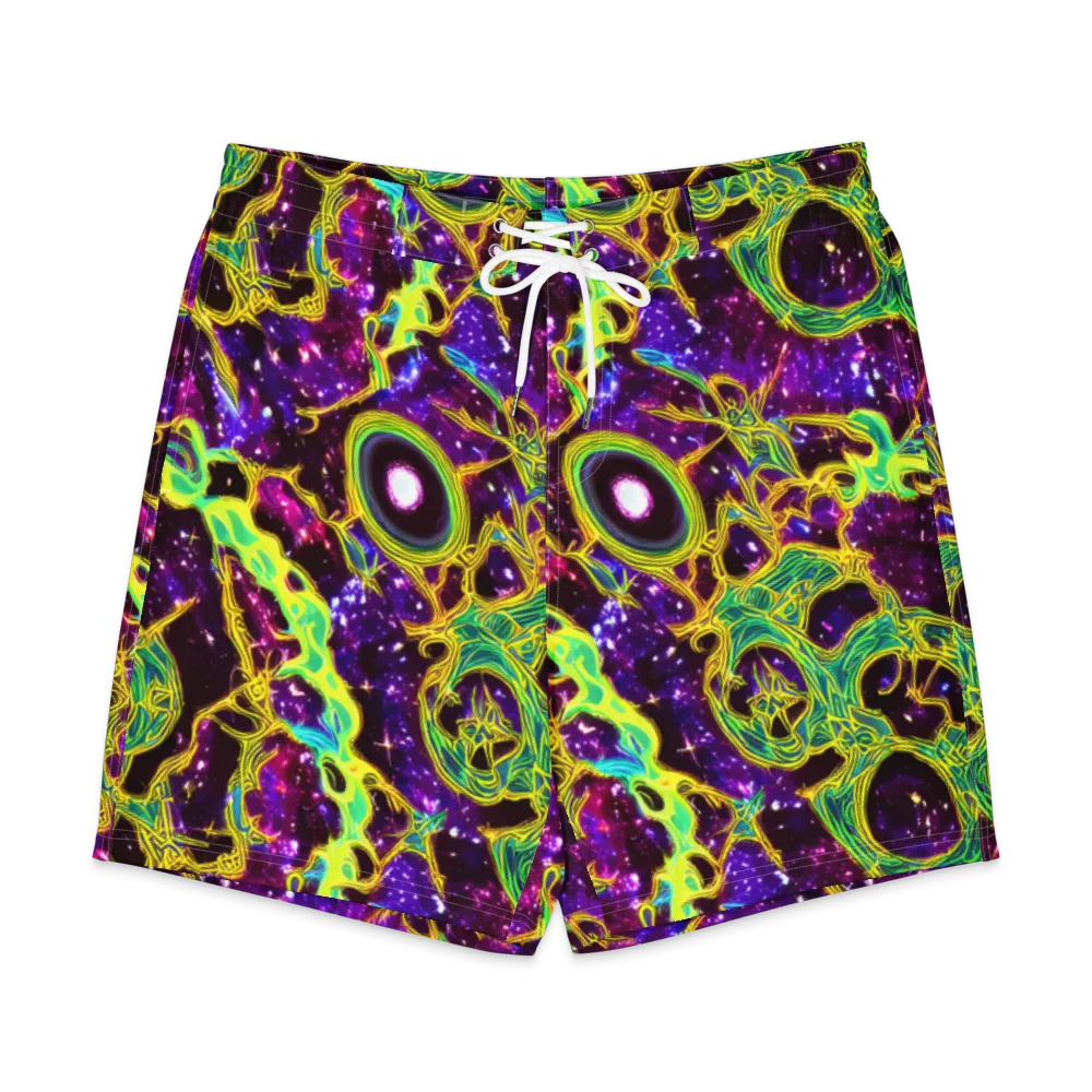 Galactic Web on Men's Board Shorts — Front
