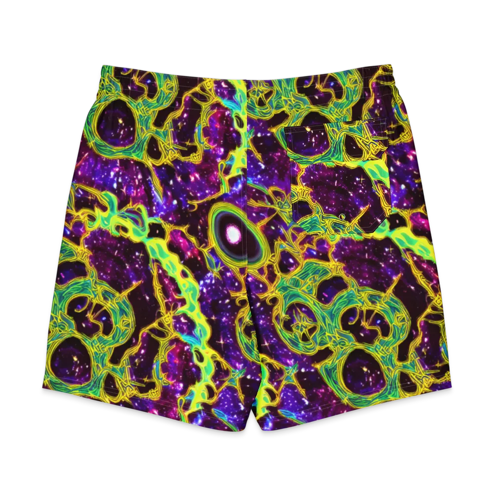 Galactic Web on Men's Board Shorts — Back