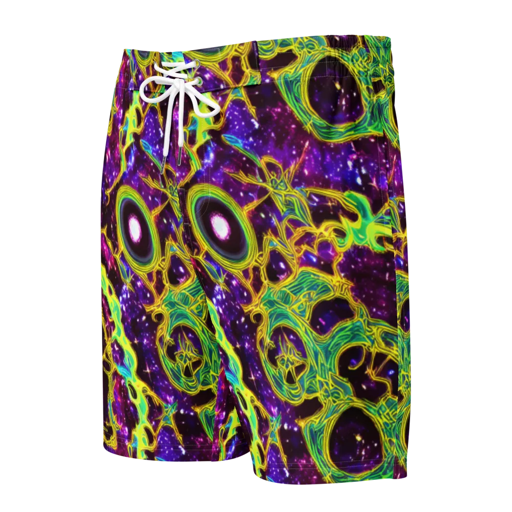 Galactic Web on Men's Board Shorts — Front
