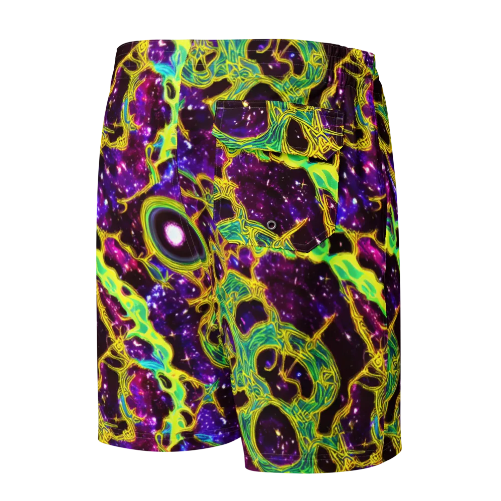 Galactic Web on Men's Board Shorts — Back