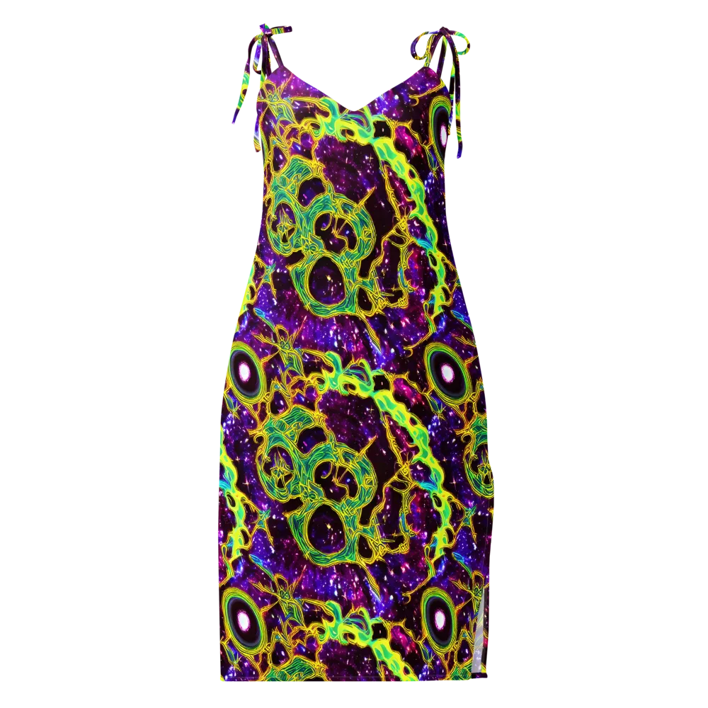 Galactic Web on Slip Dress — Front