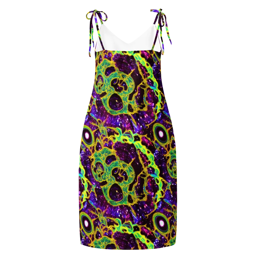 Galactic Web on Slip Dress — Back