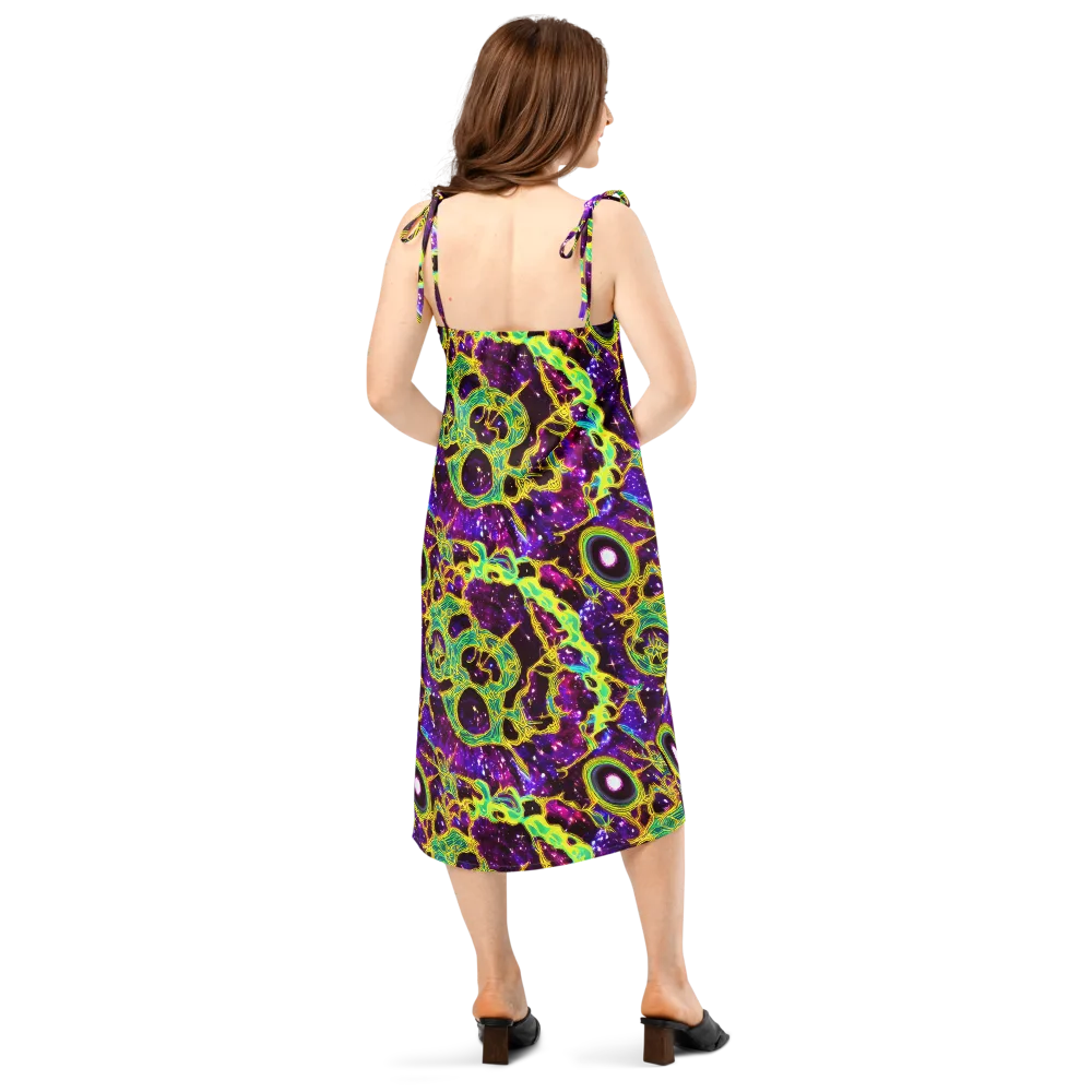 Galactic Web on Slip Dress — Back