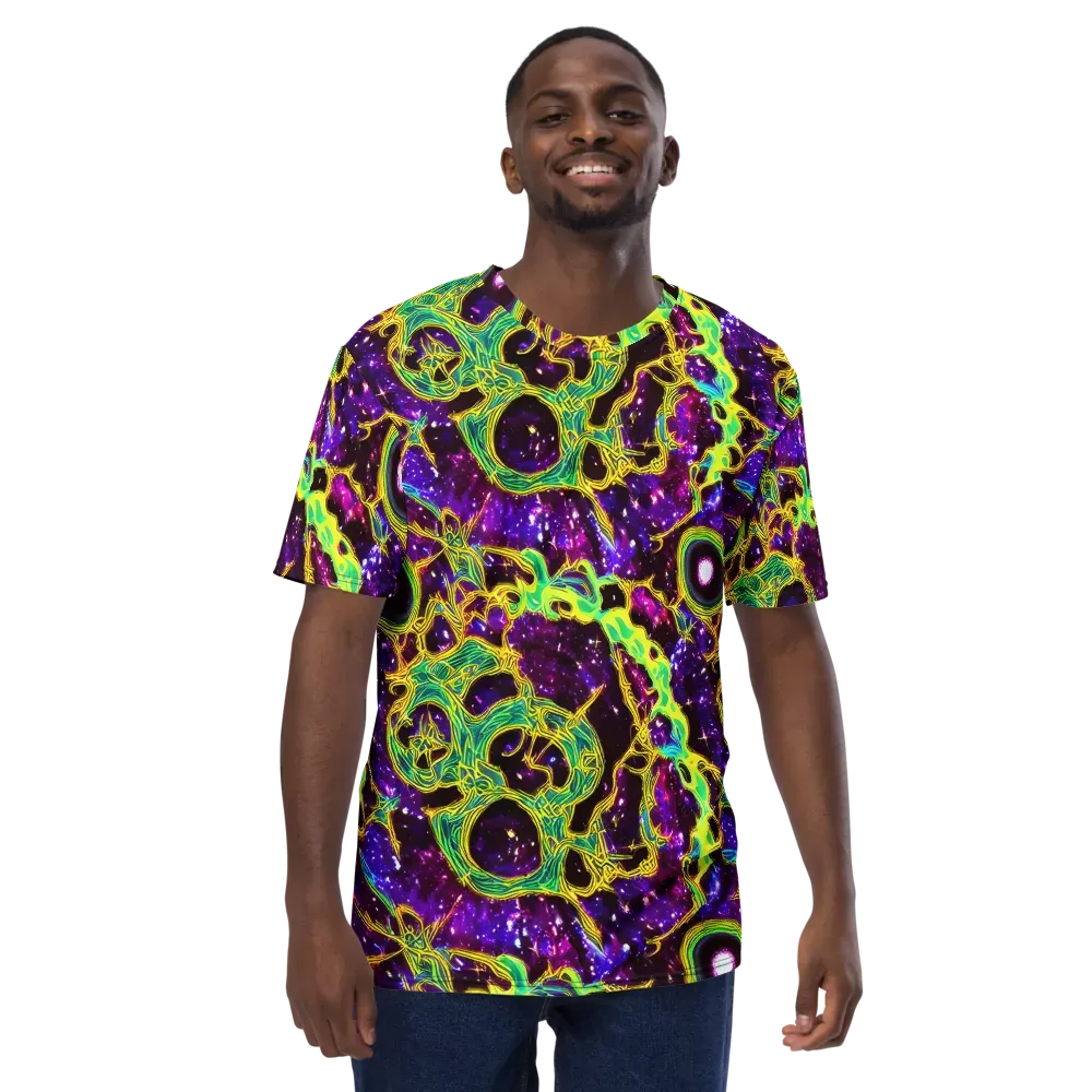 Galactic Web on Men's Crew Neck T-Shirt — Front