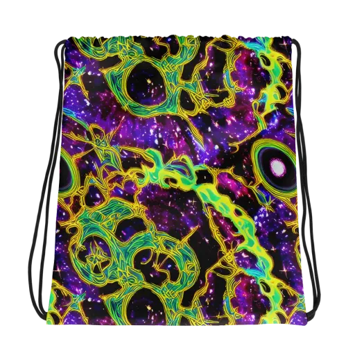 Galactic Web on a Drawstring Bag