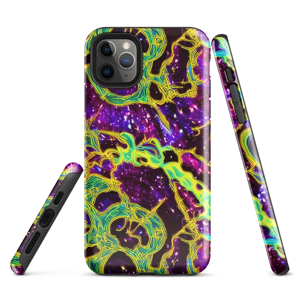 Galactic Web on Tough Case for iPhone® — Front
