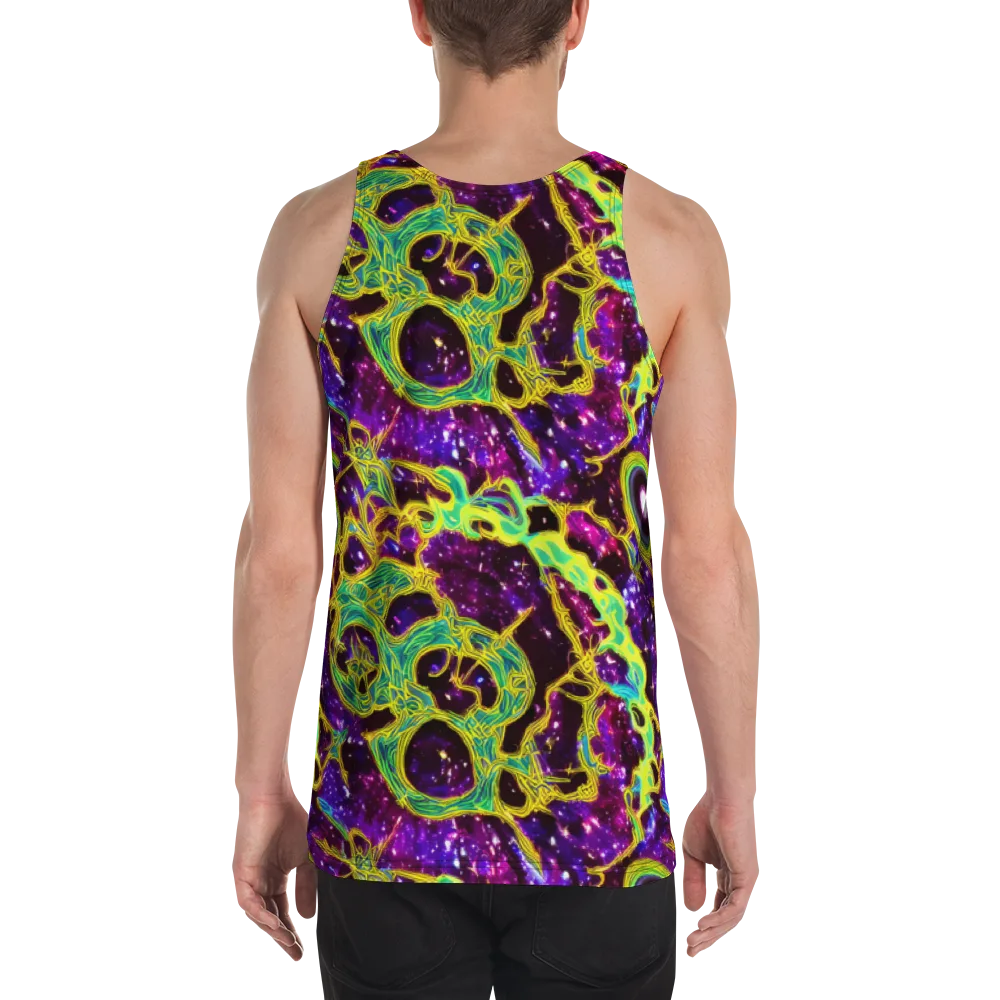 Galactic Web on Men's Tank Top — Back