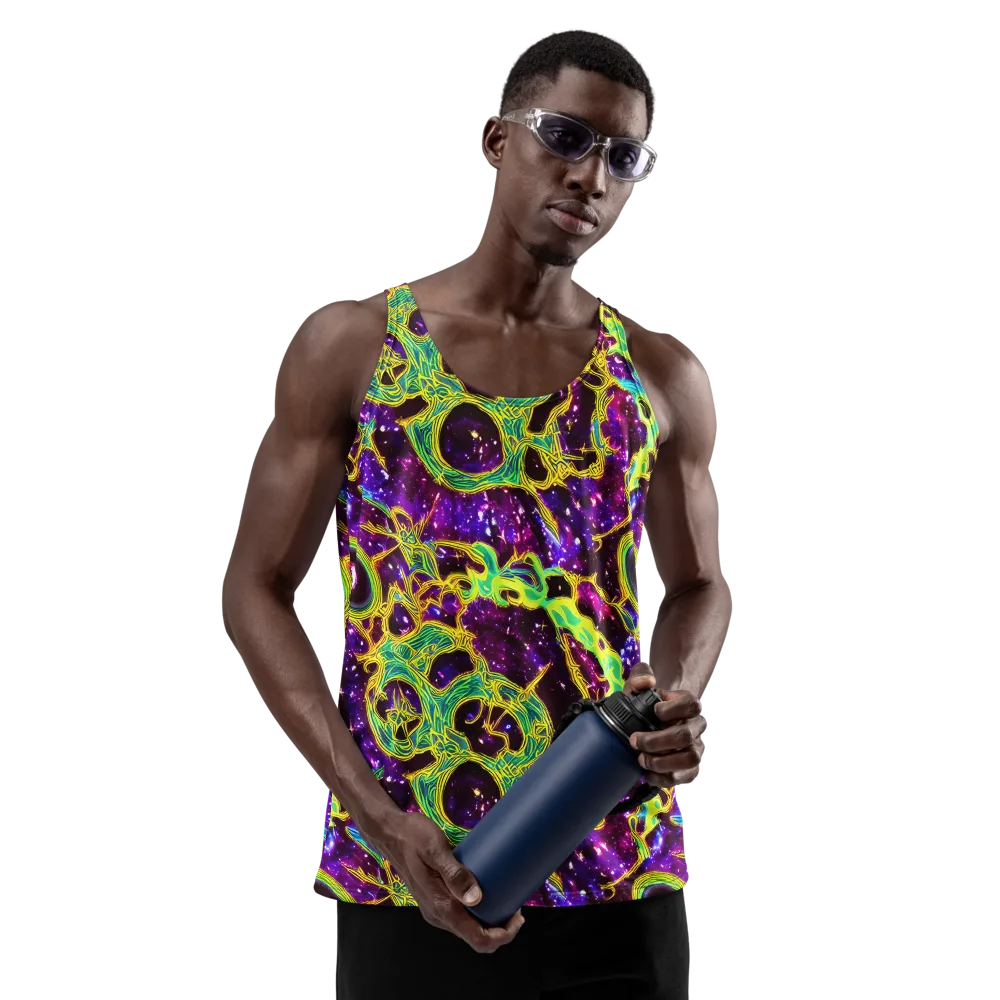 Galactic Web on Men's Tank Top — Front