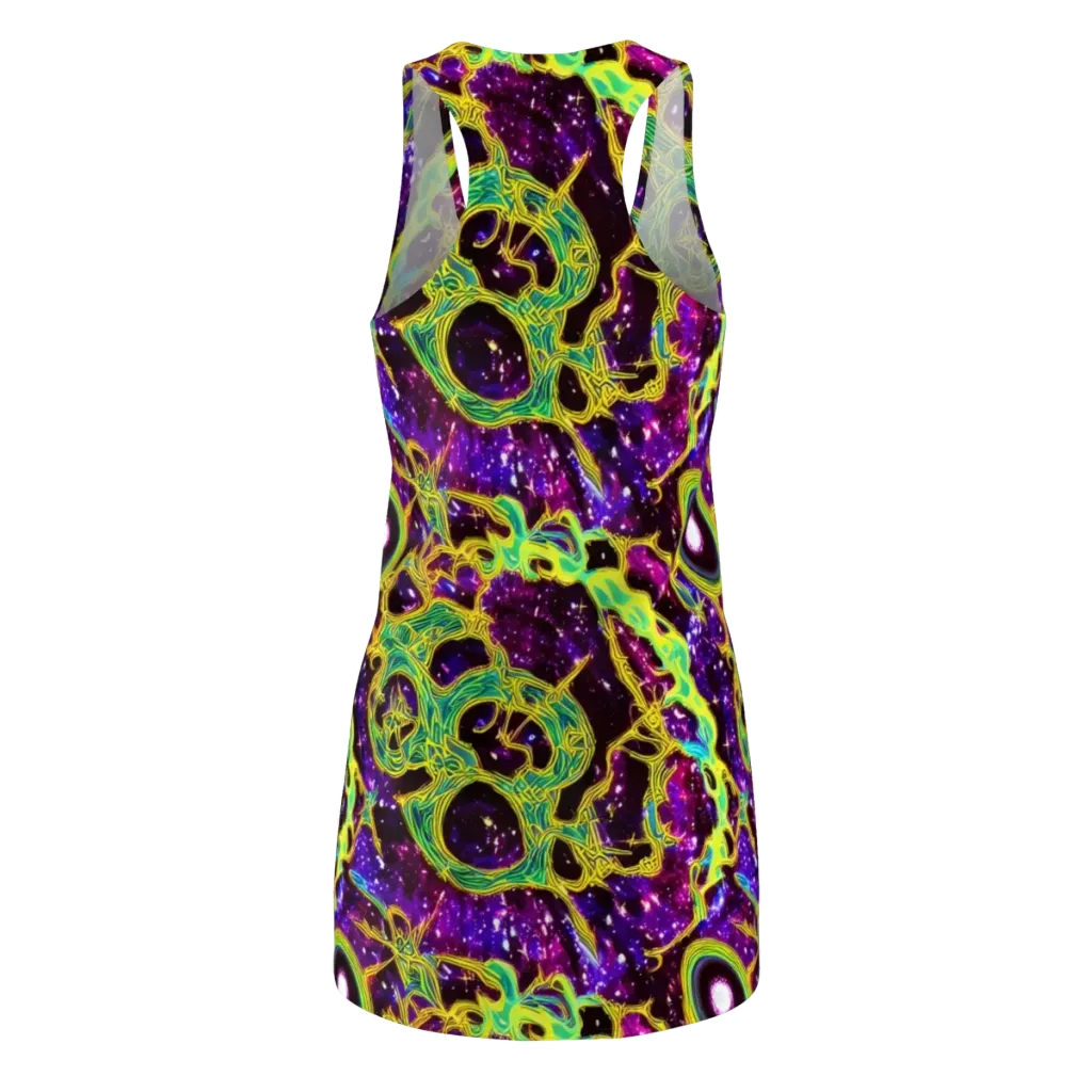 Galactic Web on Racerback Dress — Back