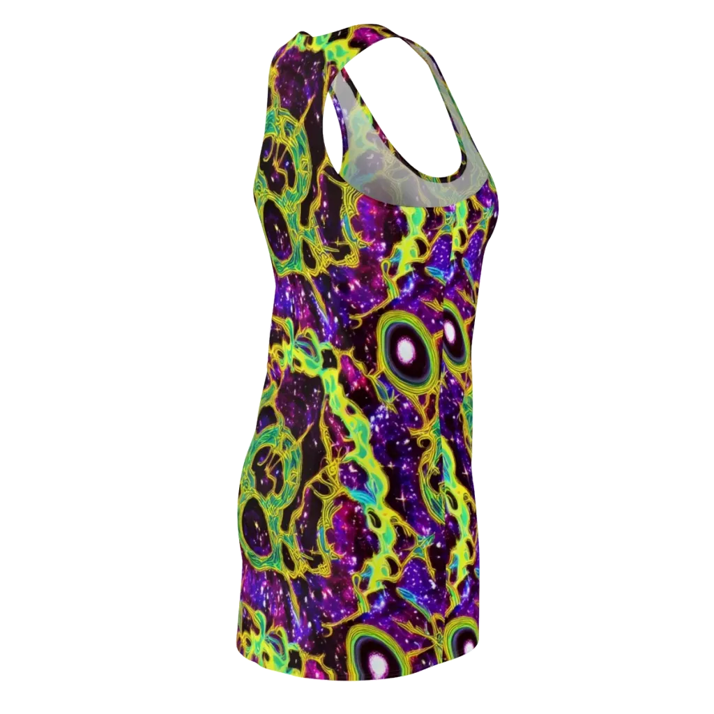 Galactic Web on Racerback Dress — Back Side