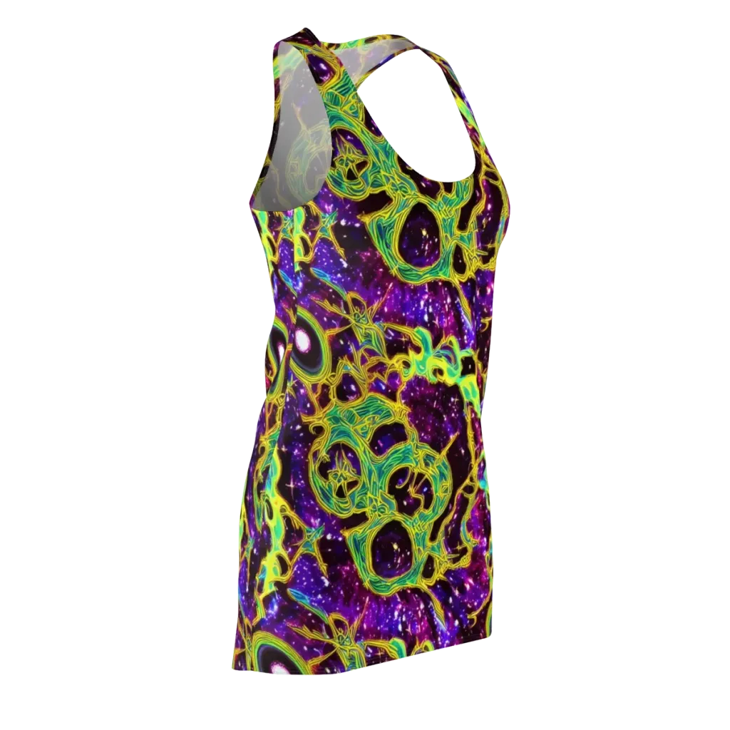 Galactic Web on Racerback Dress — Front Side
