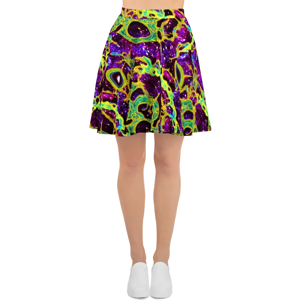 Galactic Web on Skater Skirt — Front