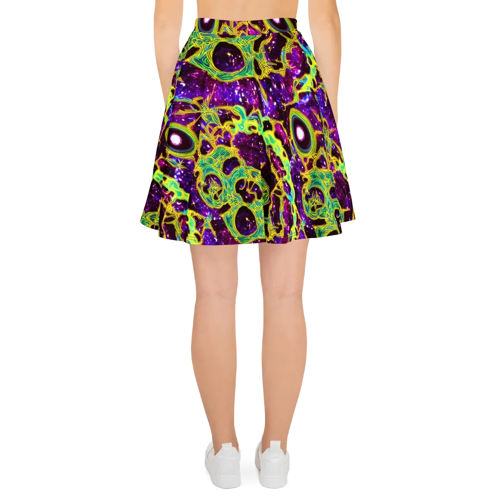 Galactic Web on Skater Skirt — Back
