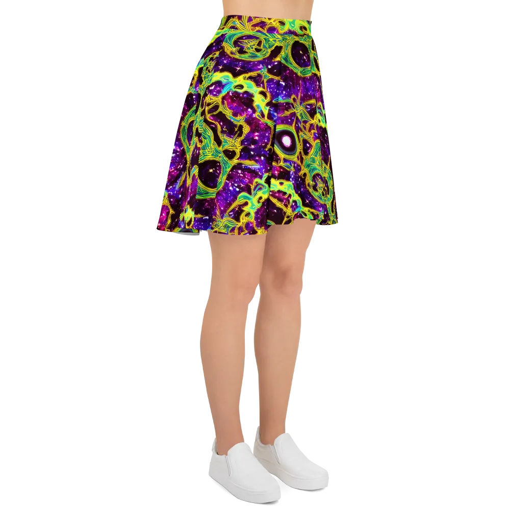 Galactic Web on Skater Skirt — Right