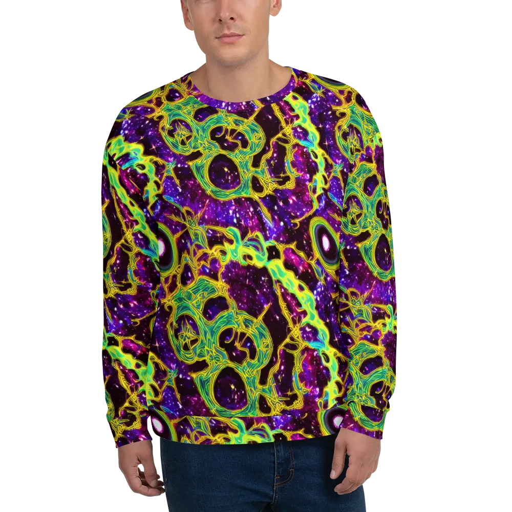 Galactic Web on Sweatshirt — Front