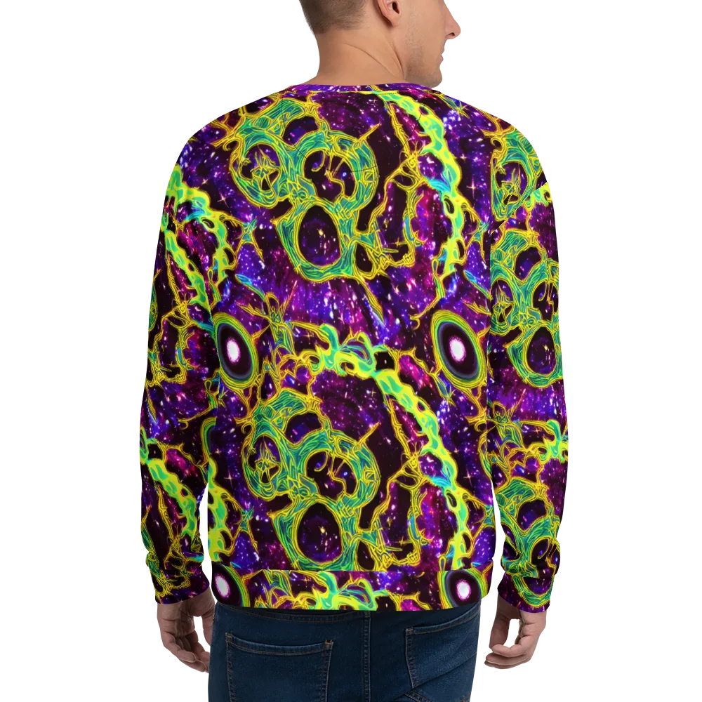 Galactic Web on Sweatshirt — Back
