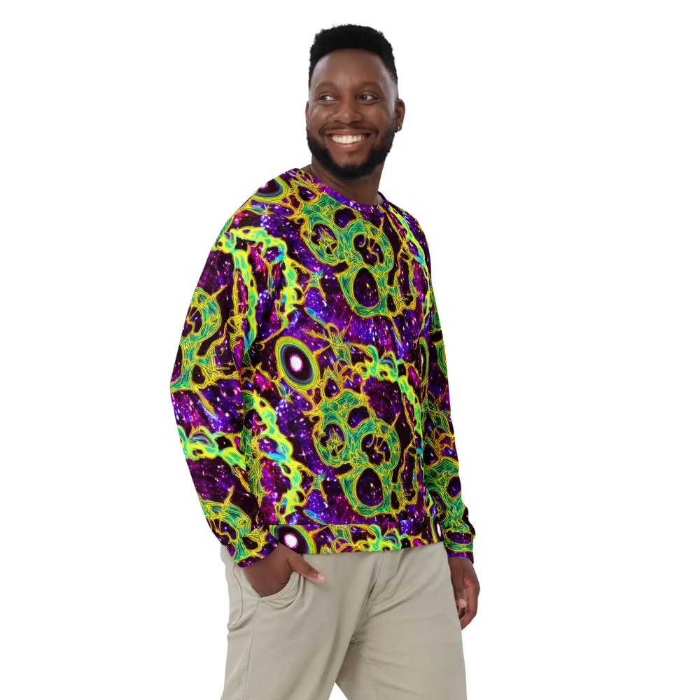 Galactic Web on Sweatshirt — Front