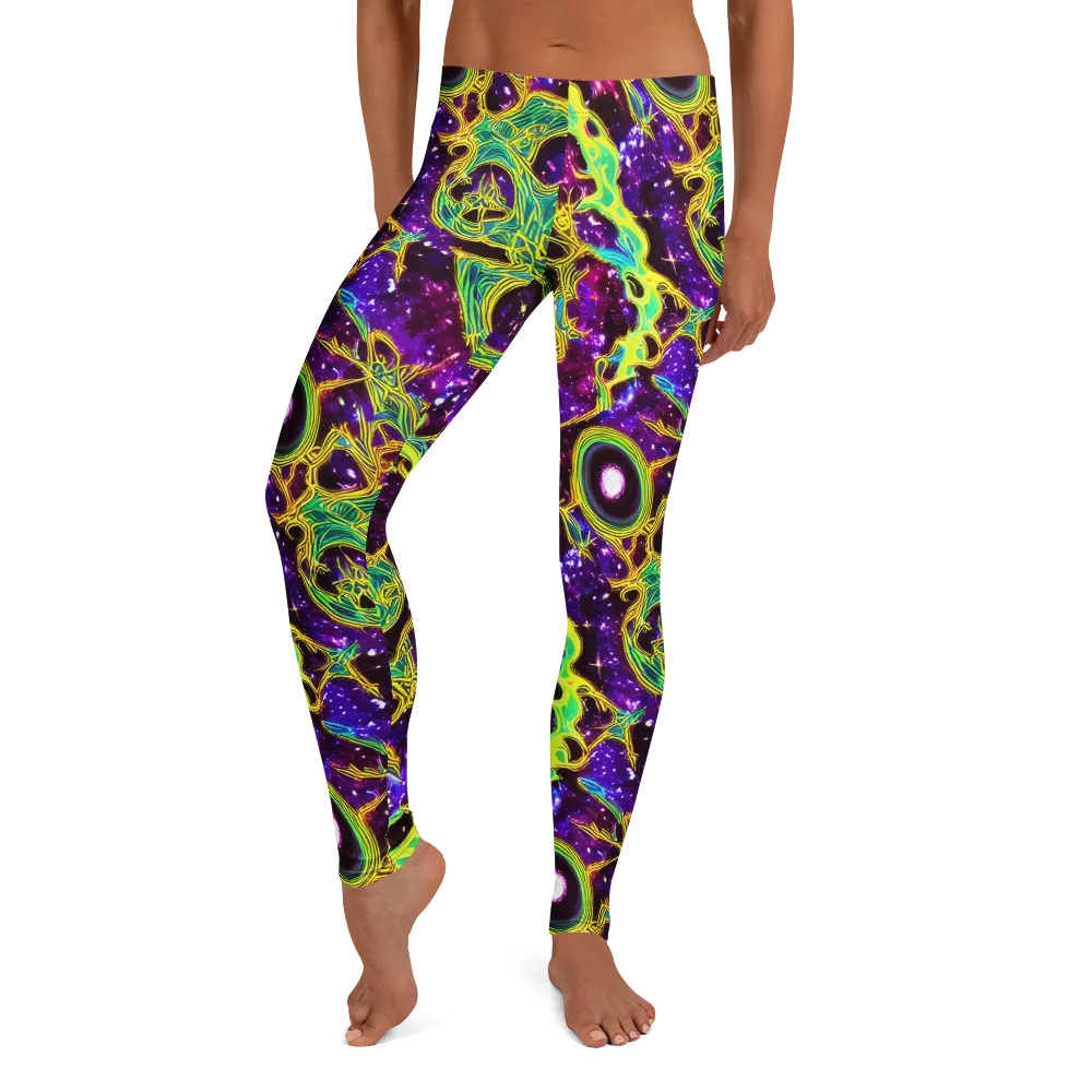 Galactic Web on Leggings — Front