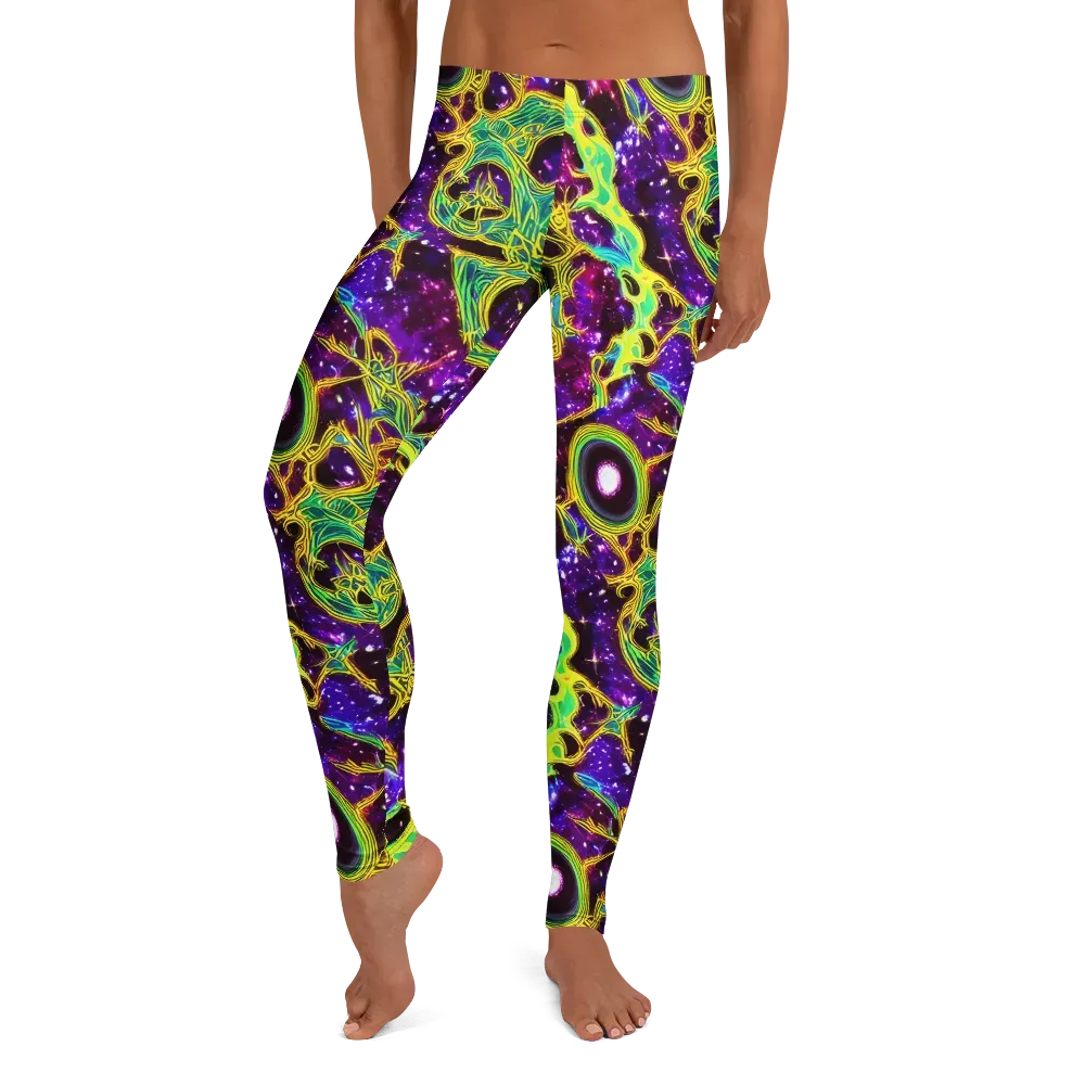 Galactic Web on Leggings — Front