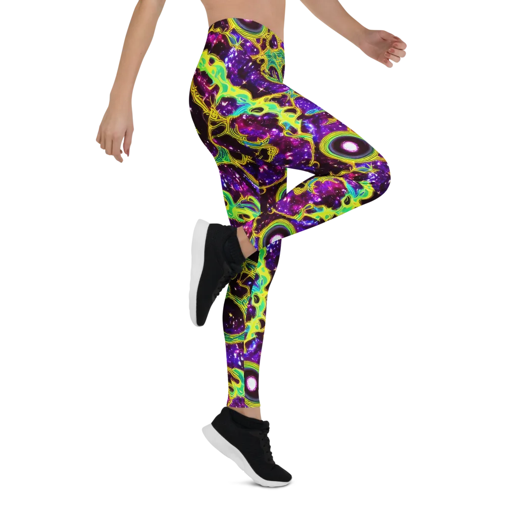Galactic Web on Leggings — Right