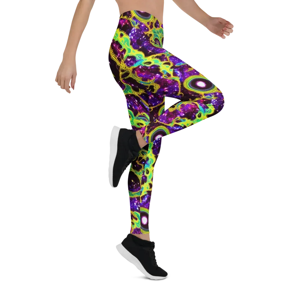 Galactic Web on Leggings — Right