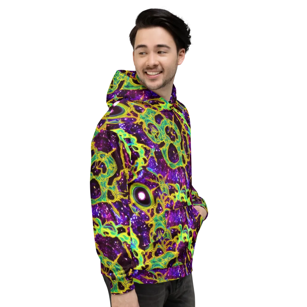 Galactic Web on Hoodie — Right
