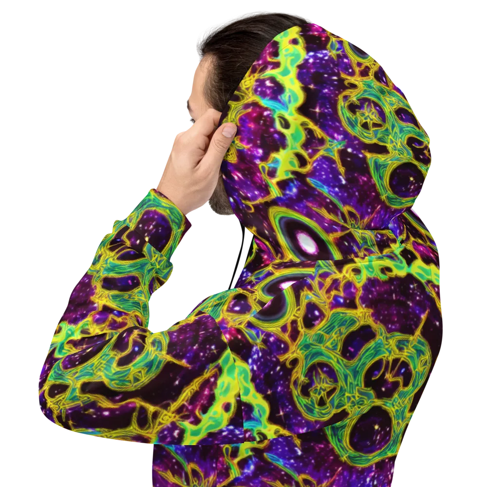 Galactic Web on Hoodie — Back