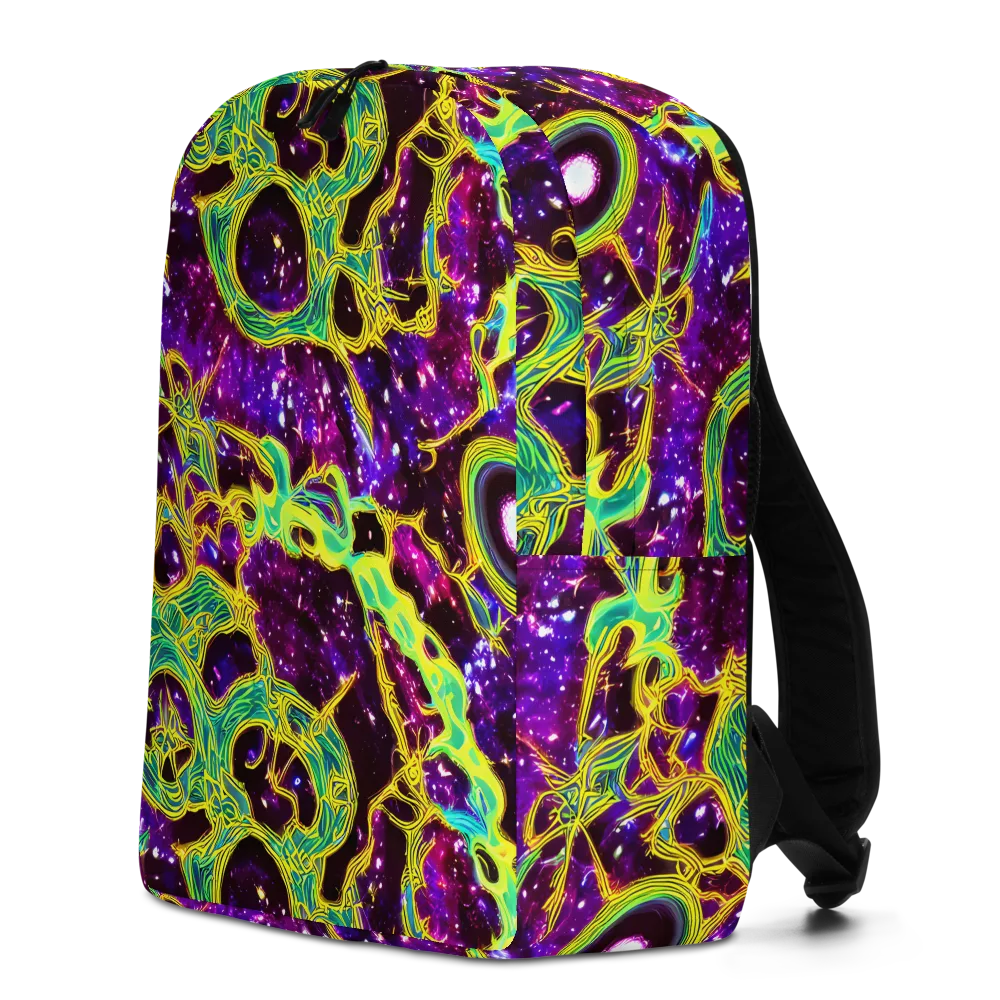 Galactic Web on Minimalist Backpack — Left